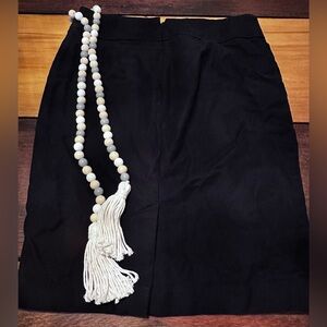 Women’s Ann Taylor LOFT Size 4 Black Lined Pencil Skirt